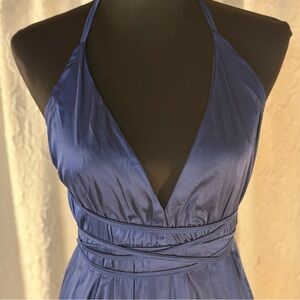 COPY - Royal Blue boho/beach wrap style dress